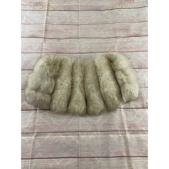 Vintage 1950's - 1960's Women's Fox Fur Lined Stole - OS - Picture 8 of 8